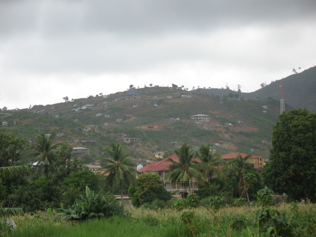 P1 Deforestated hills in Lakka, 2012